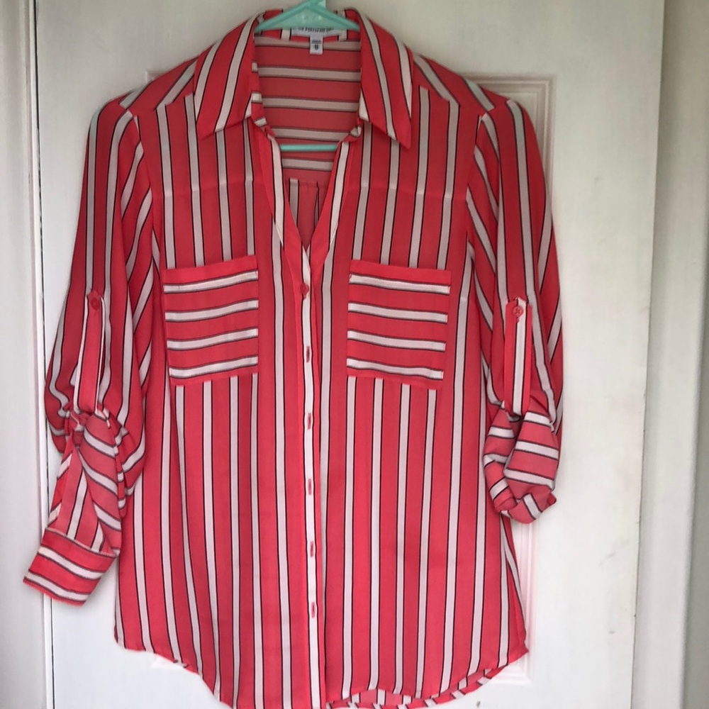 Express button up blouse